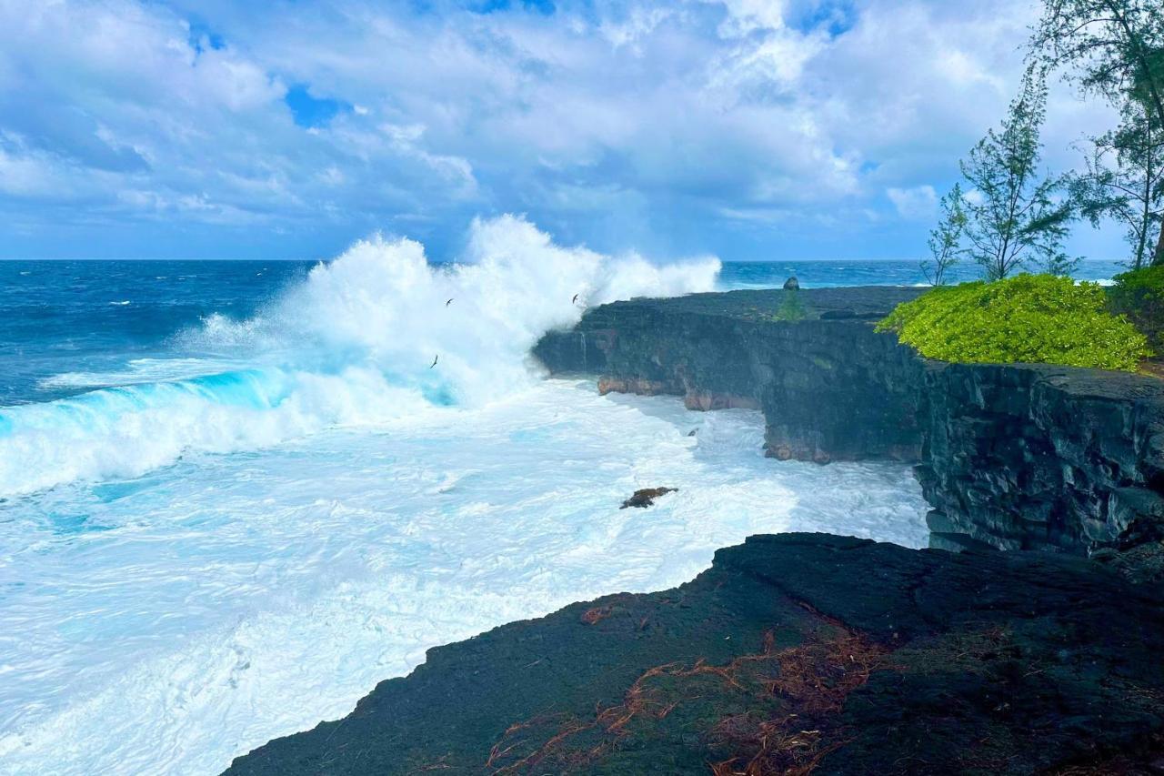 Direct Oceanfront, Big Island Home Keaau Εξωτερικό φωτογραφία