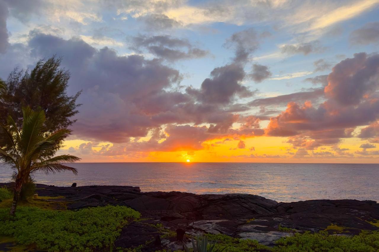 Direct Oceanfront, Big Island Home Keaau Εξωτερικό φωτογραφία