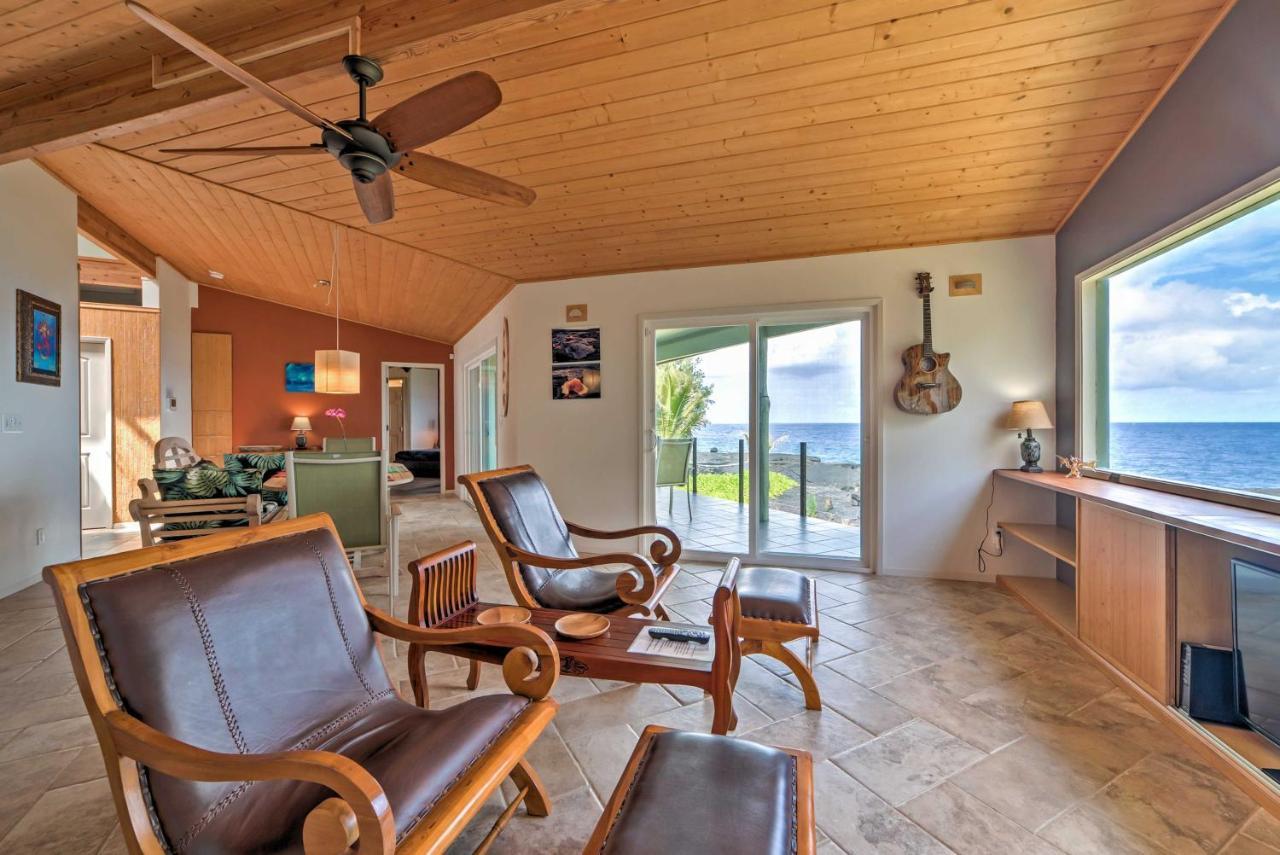 Direct Oceanfront, Big Island Home Keaau Εξωτερικό φωτογραφία