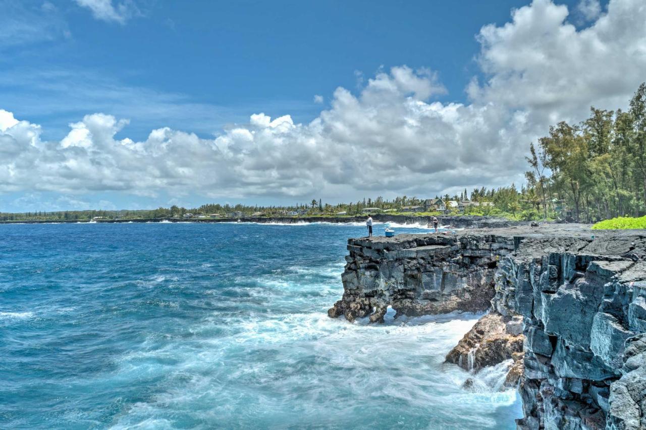 Direct Oceanfront, Big Island Home Keaau Εξωτερικό φωτογραφία